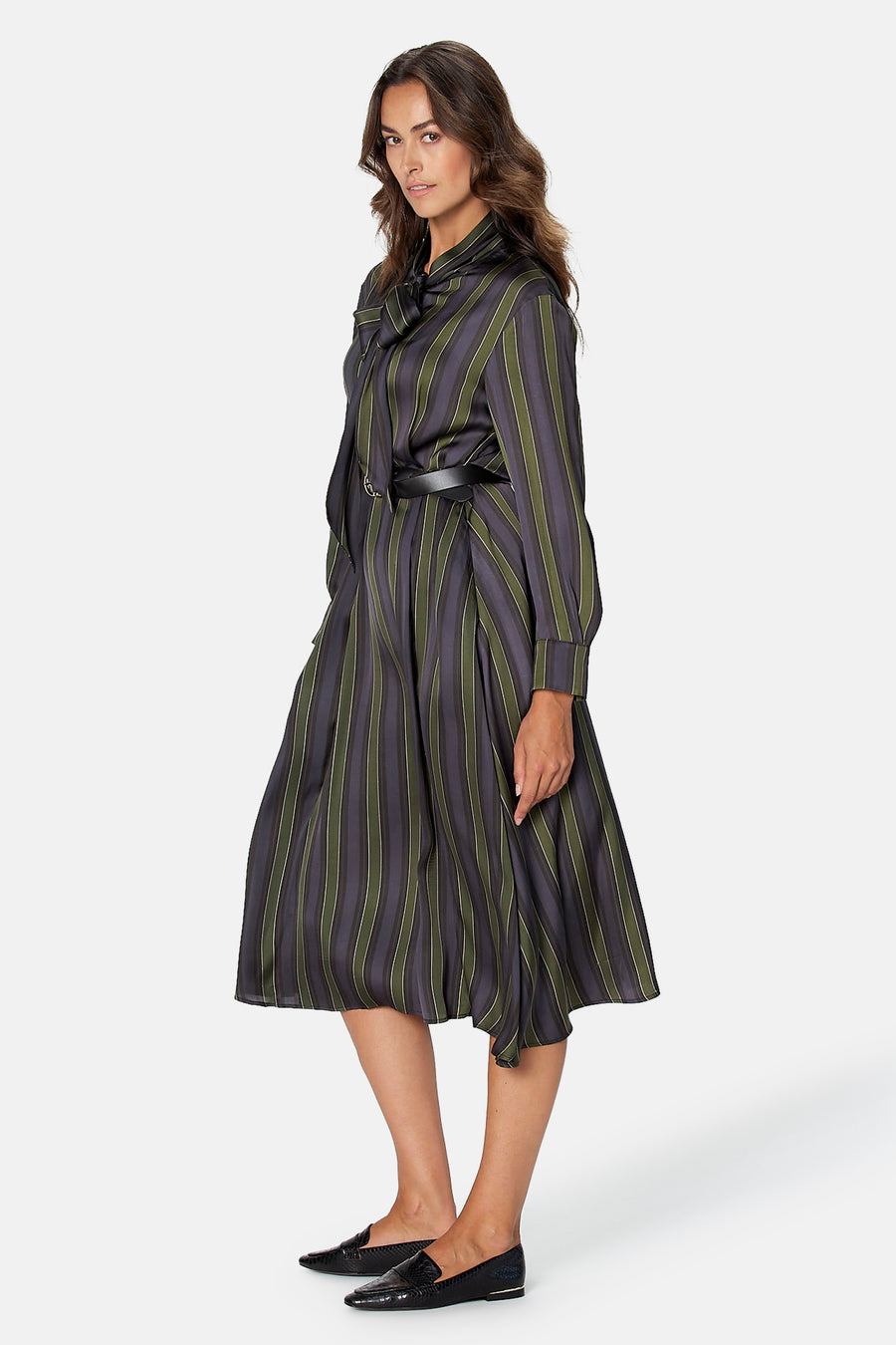 Robe à manches longues - multicolore