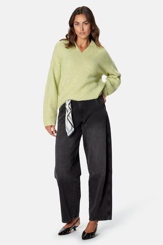 Pull V-hals - groen