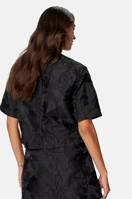 Blouse à manches 3/4 - noir
