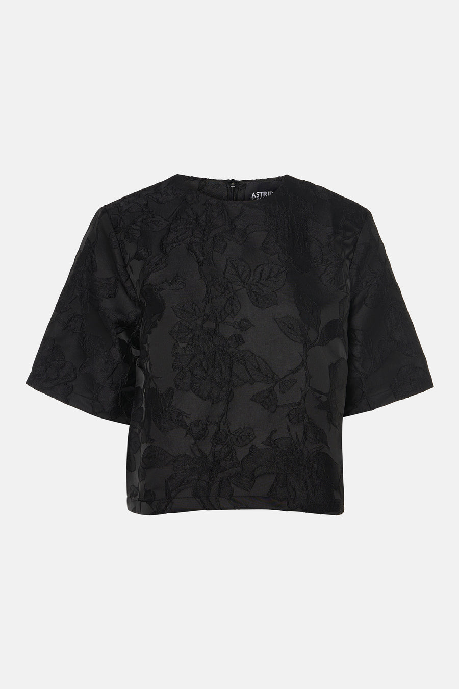 Blouse met 3/4 mouw - zwart