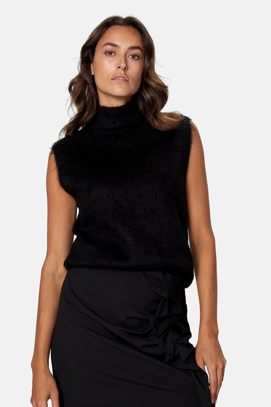 Gilet zonder mouwen - zwart