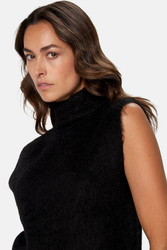 Gilet zonder mouwen - zwart