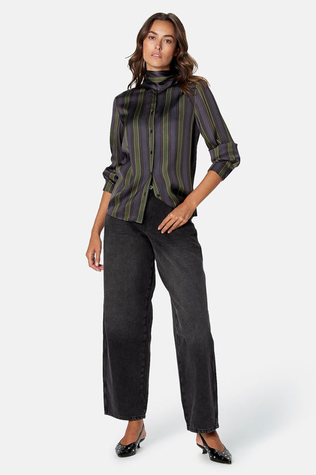 Blouse met lange mouwen - multicolor