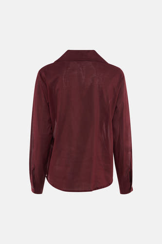 Blouse met lange mouwen - rood