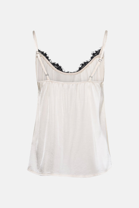 Blouse met korte mouwen - ecru