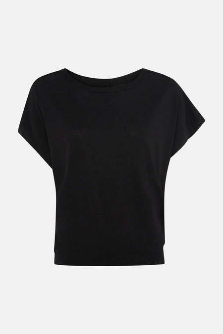 Pull O-hals - zwart