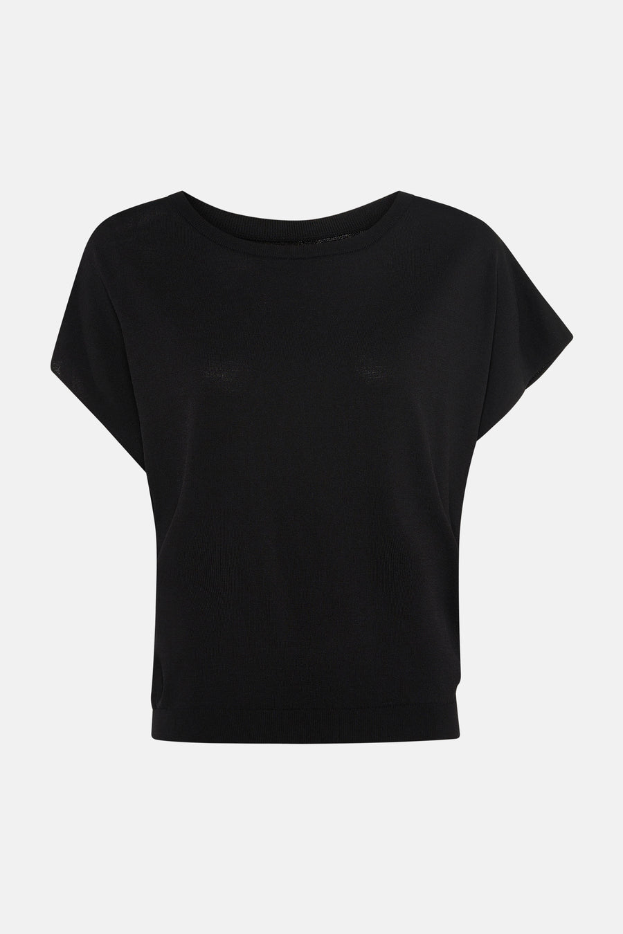 Pull O-hals - zwart