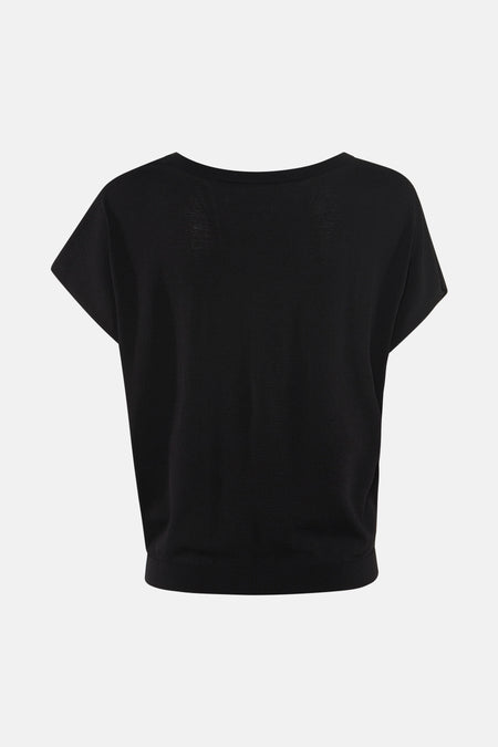 Pull O-hals - zwart