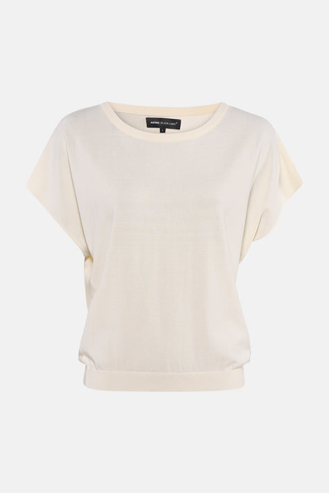 Pull O-hals - ecru