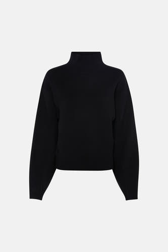 Pull à col roulant - noir