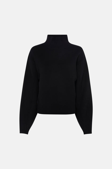 Pull col roulé noir - Astrid Black Label