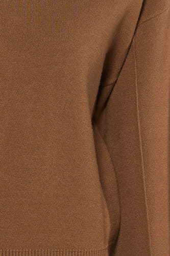 Pull met rolkraag - beige
