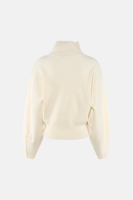 Pull col roulé Écru - Astrid Black Label
