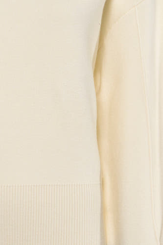 Pull met rolkraag - ecru