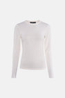 T-shirt met lange mouwen - ecru