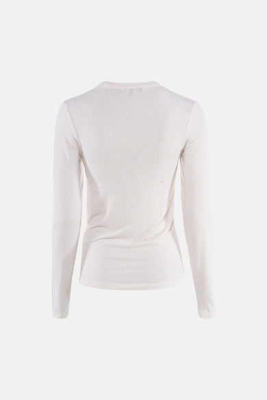 T-shirt met lange mouwen - ecru