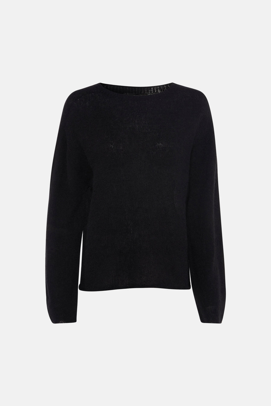 Pull O-hals - zwart