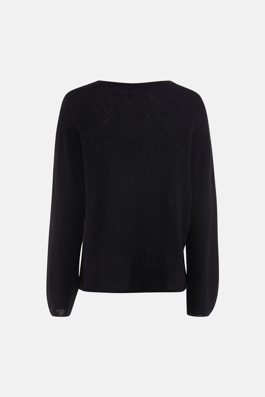 Pull O-hals - zwart