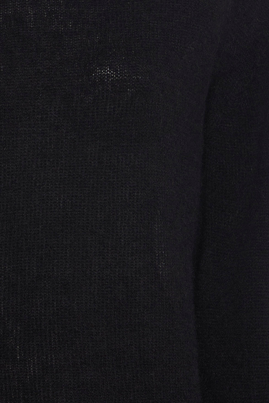 Pull O-hals - zwart
