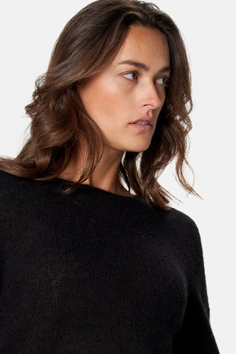 Pull col O - noir