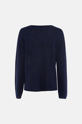 Pull O-hals - blauw