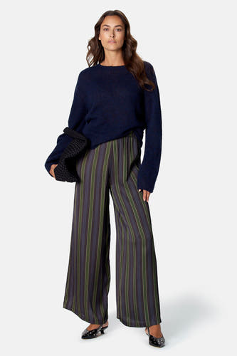 Pull col O - bleu