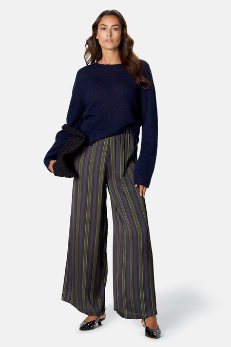 Pull O-hals - blauw