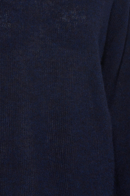 Pull O-hals - blauw