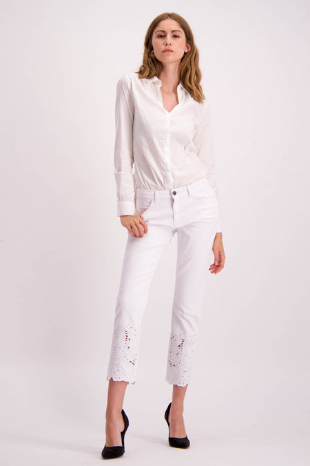 Jeans skinny Wit - Astrid Black Label