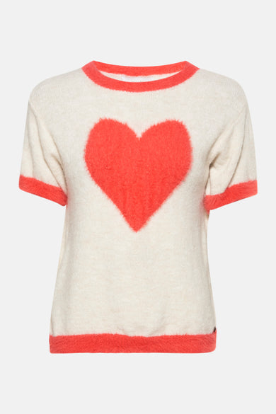 Pull col V Beige - AMELIE ET AMELIE