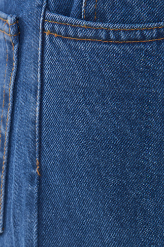 Wide jeans - mid blue denim - KAOTIKO - 6