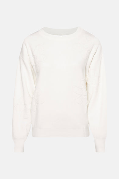 Pull col O Blanc - HAILYS
