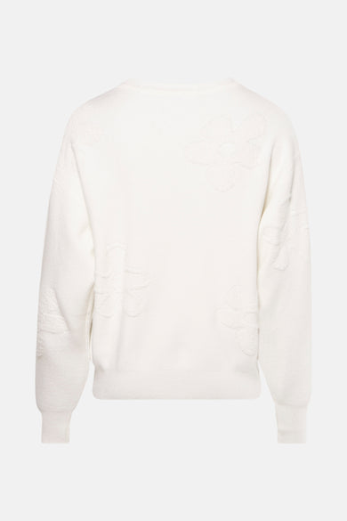 Pull col O Blanc - HAILYS