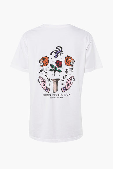 T-shirt (manches courtes) Blanc - KAOTIKO