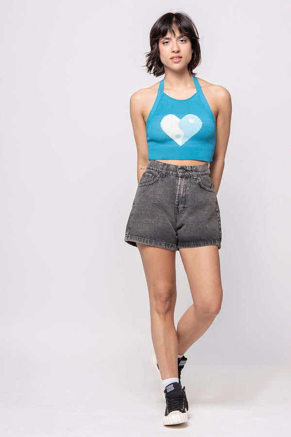 Top (zonder mouwen) Blauw - KAOTIKO