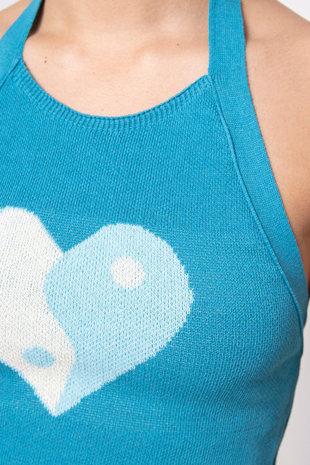 Top (zonder mouwen) Blauw - KAOTIKO