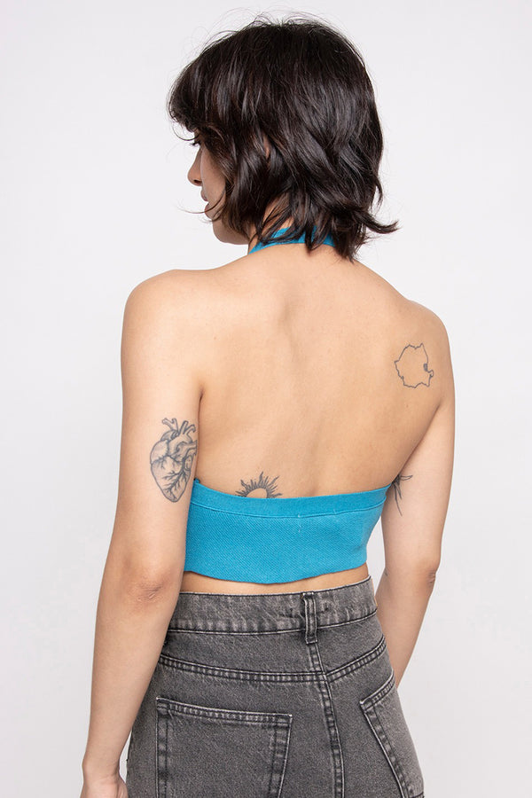 Top (zonder mouwen) Blauw - KAOTIKO