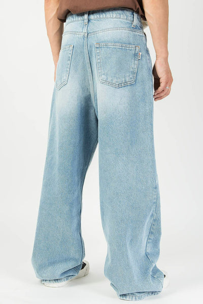 Jeans wide Light blue denim - KAOTIKO