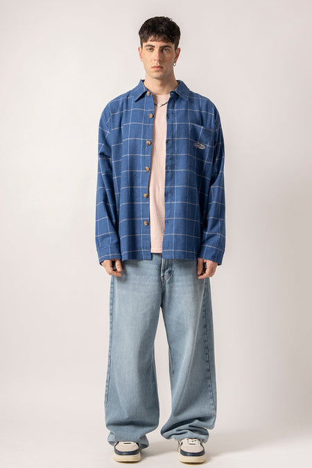 Chemise (manches longues) Bleu - KAOTIKO