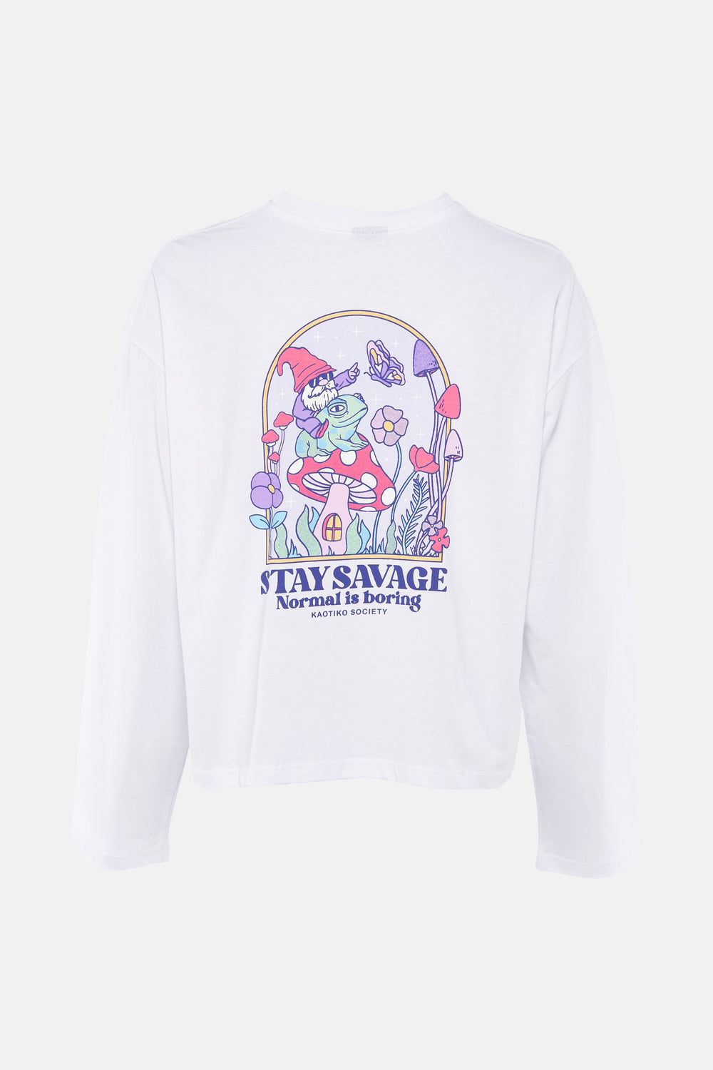 T-shirt (manches longues)) Blanc - KAOTIKO