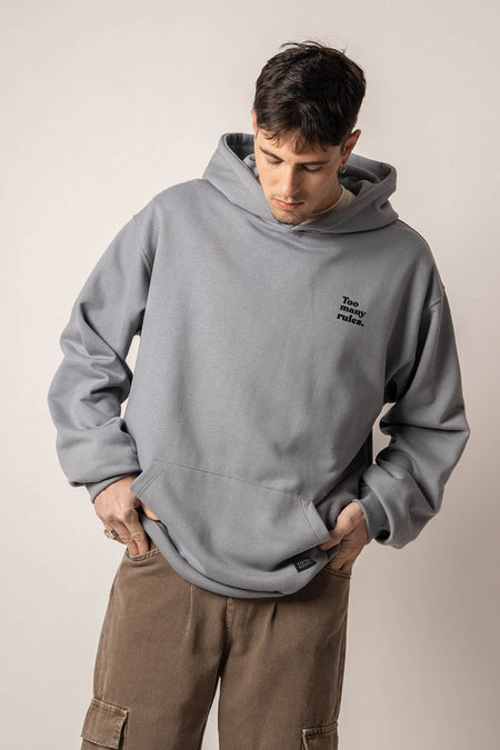 Sweater met kap Blauw - KAOTIKO