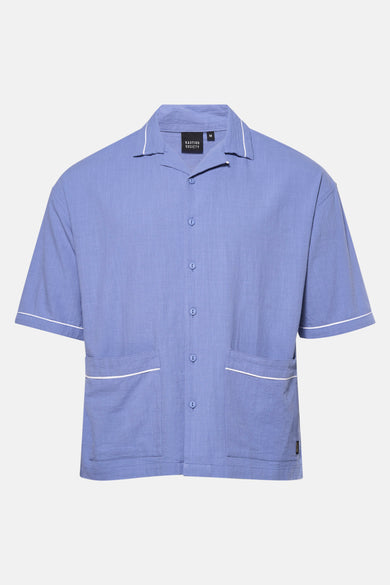 Chemise (manches courtes) Bleu - KAOTIKO