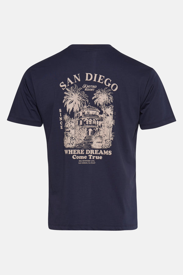 T-shirt (manches courtes) Bleu - KAOTIKO