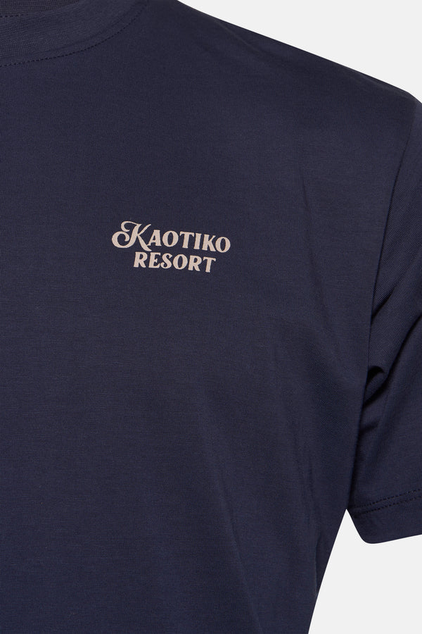 T-shirt (manches courtes) Bleu - KAOTIKO