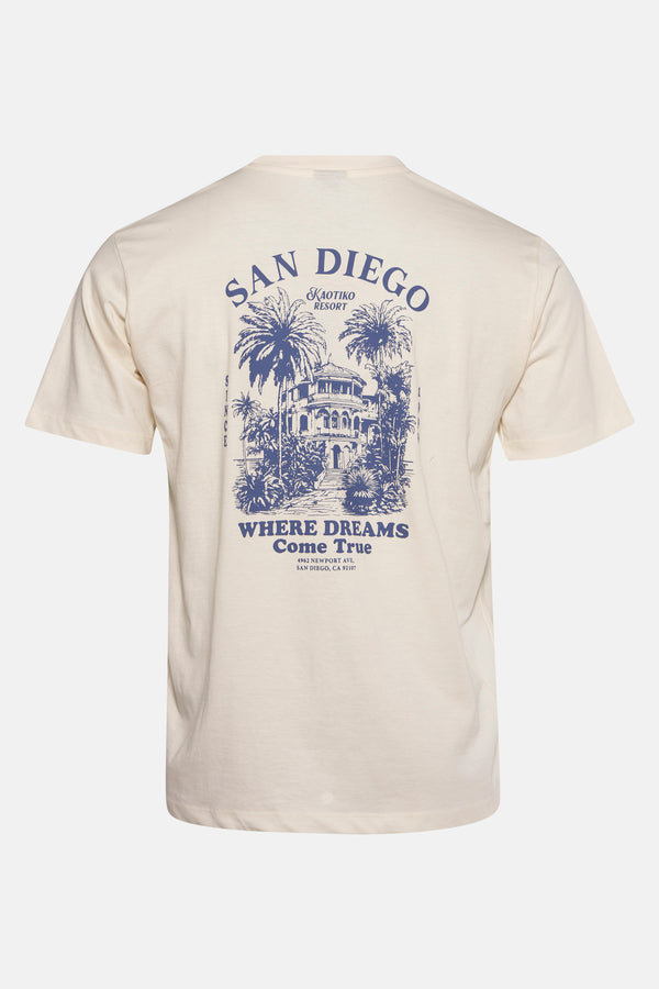 T-shirt (manches courtes) Écru - KAOTIKO