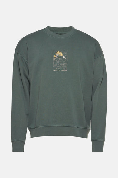 Sweater met ronde hals Groen - KAOTIKO