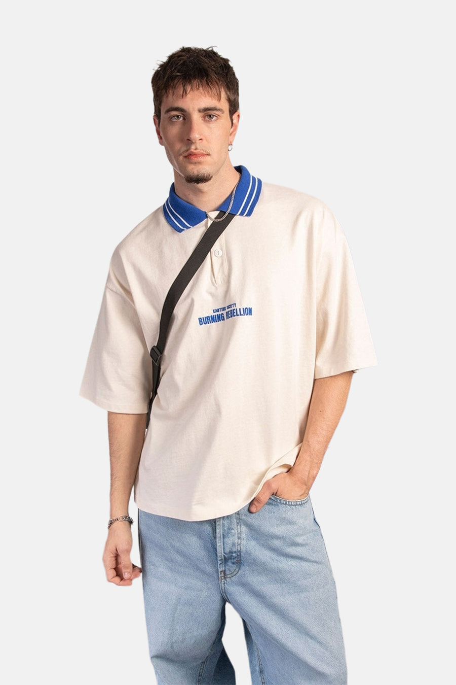 Polo met korte mouwen - ecru - KAOTIKO - 1