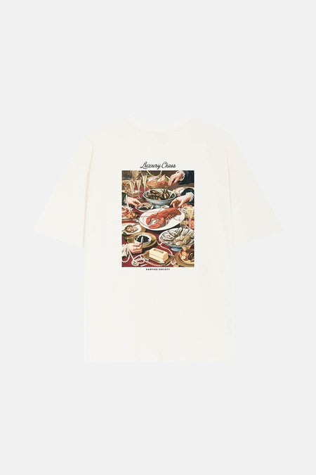 T-shirt (korte mouwen) Ecru - KAOTIKO