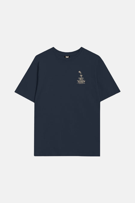 T-shirt (manches courtes) Bleu - KAOTIKO