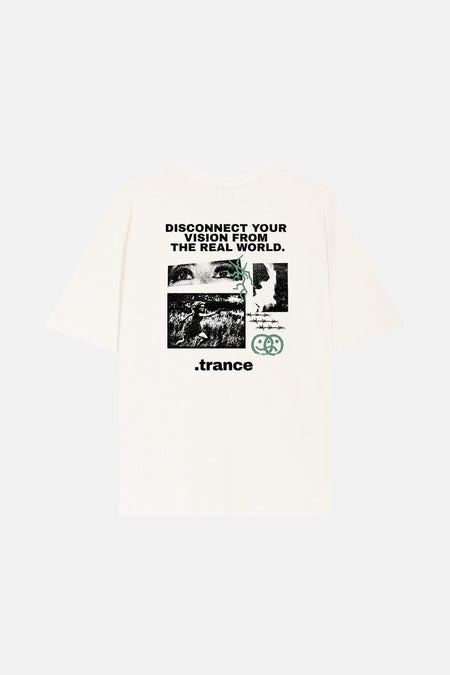 T-shirt met korte mouwen - ecru